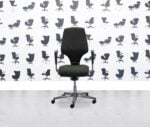 refurbished giroflex g64 7578 2d arm opps chair black