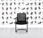 Refurbished Orangebox Workday Cantilever Armchair – Black Back and Seat
