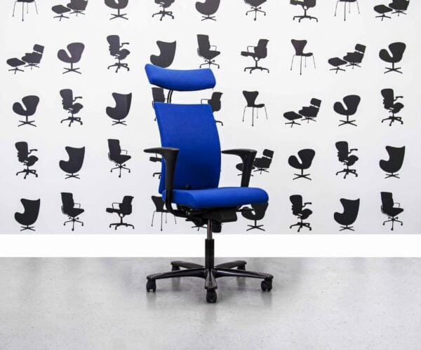 Refurbished HAG H04 CREDO 4200 Office Chair - Blue - With Headrest - Corporate Spec 3