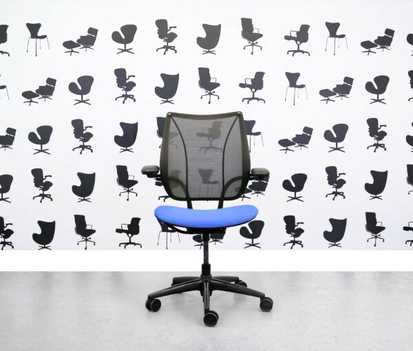 Gereviseerde Humanscale Liberty Task Chair - Bluebell - Corporate Spec