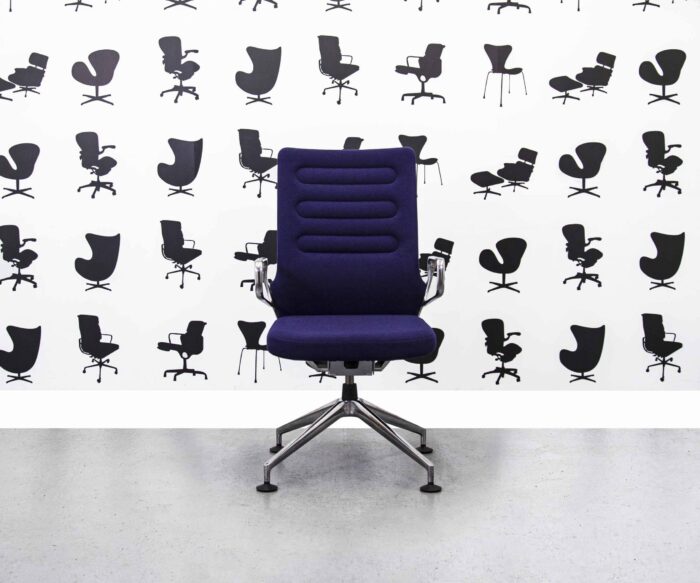 Refurbished Vitra AC4 Conference Chair - Tarot Purple - Corporate Spec