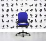 Refurbished Steelcase Leap V2 Chair - Ocean Blue - YP100 - Corporate Spec
