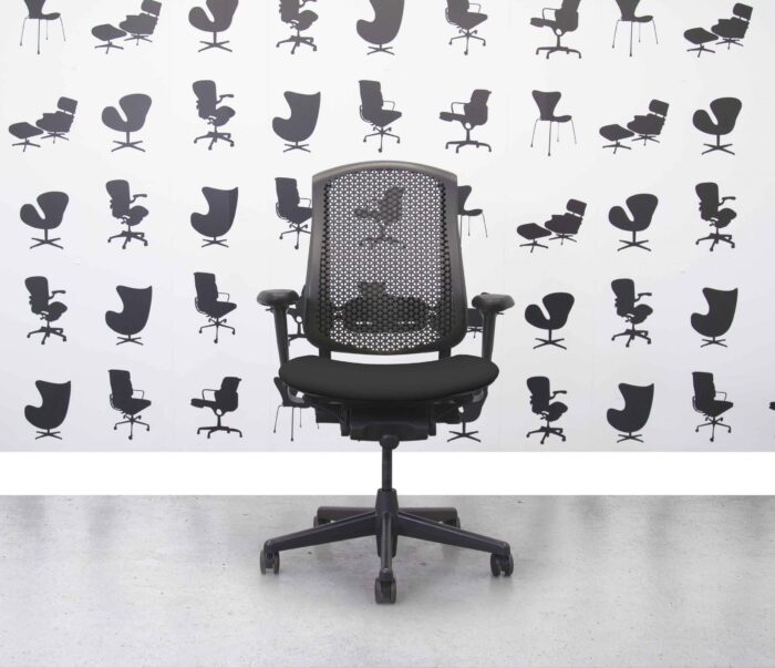 Refurbished Herman Miller Celle Chair - Black - Corporate Spec