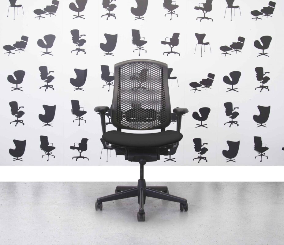 Refurbished Herman Miller Celle Chair - Black - Corporate Spec