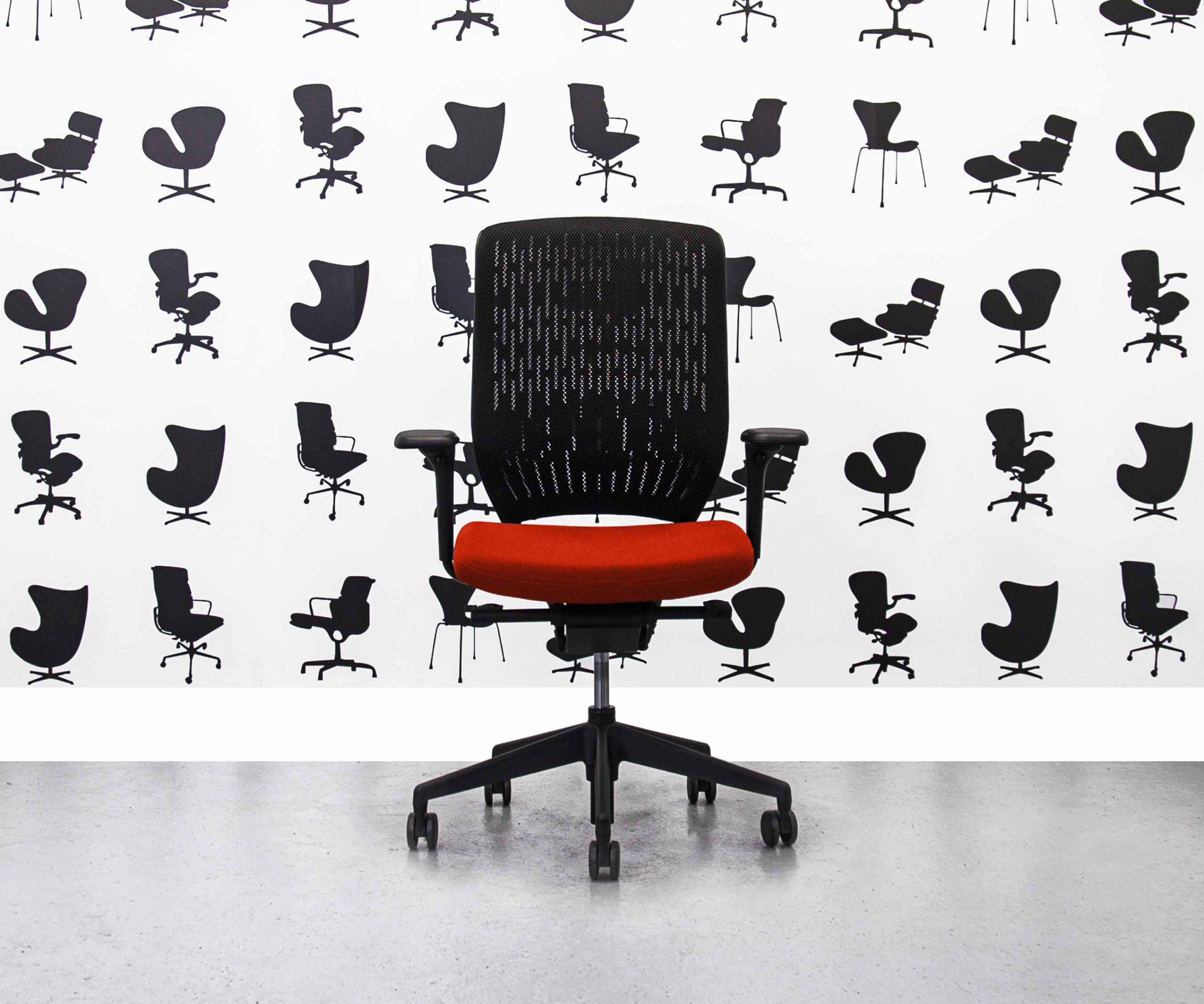 Refurbished Senator Evolve Office Chair - Full Spec - Lobster - Corporate Spec Refurbished Senator Evolve Office Chair - Full Spec - Lobster - Corporate Spec