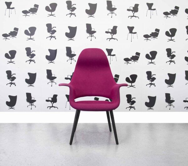 Refurbished Vitra Organic Chair Highback - Hibiscus - Corporate Spec