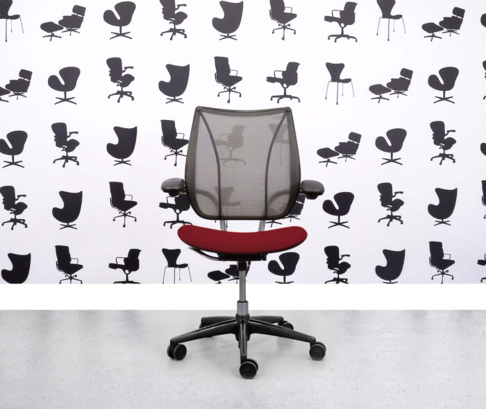 Refurbished Humanscale Liberty Task Chair - Chrome Grey Mesh - Guyana Seat - Corporate Spec