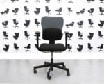 Refurbished Steelcase Lets B Chair - Black Seat with Black and Paseo Back - YP019 - Corporate Spec
