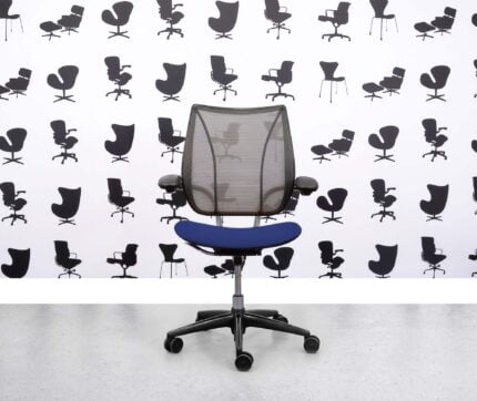 Refurbished Humanscale Liberty Task Chair - Chrome Grey Mesh - Costa Seat - Corporate Spec