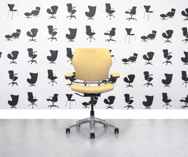 Refurbished Humanscale Freedom Low Back - Giallio Leather - Corporate Spec