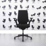 Refurbished Steelcase Gesture - Black Fabric - Corporate Spec