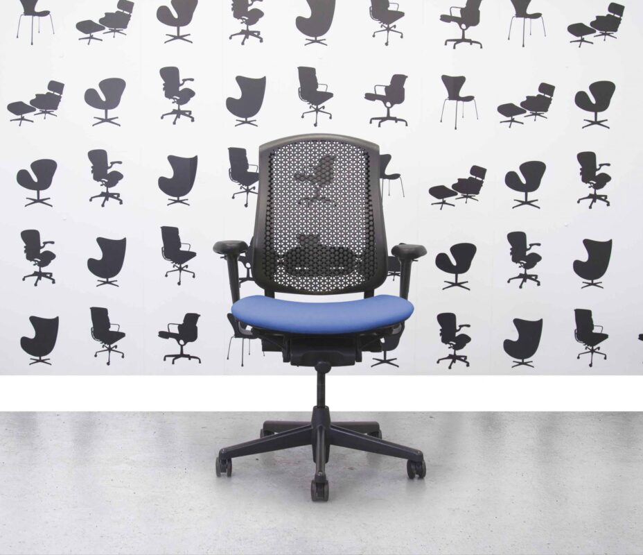 Refurbished Herman Miller Celle Chair - Bluebell - YP097 - Corporate Spec