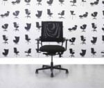 Refurbished Sedus Netwin Swivel Chair - Black Fabric & Mesh - Corporate Spec