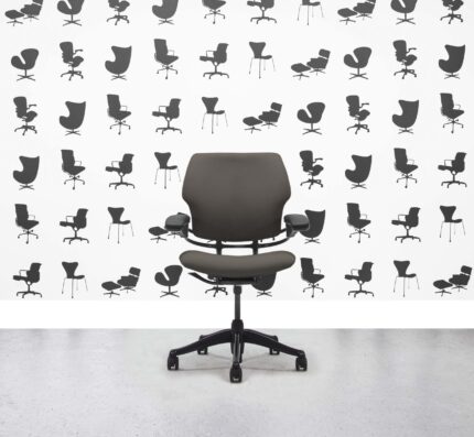 Refurbished Humanscale Freedom Low Back Task Chair - Sombrero - Black Frame - Corporate Spec