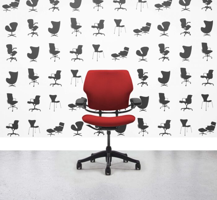 Refurbished Humanscale Freedom Low Back Task Chair - Paseo - Black Frame - Corporate Spec - Corporate Spec