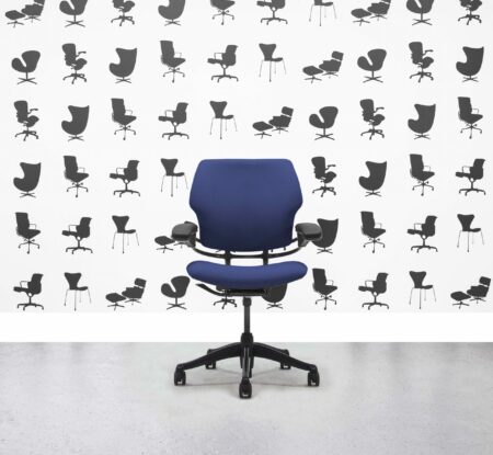 Refurbished Humanscale Freedom Low Back Task Chair - Costa - Black Frame - Corporate Spec