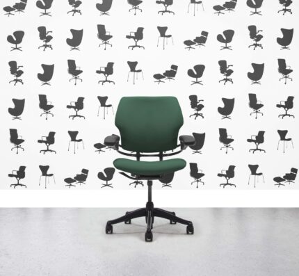 Refurbished Humanscale Freedom Low Back Task Chair - Taboo - Black Frame - Corporate Spec
