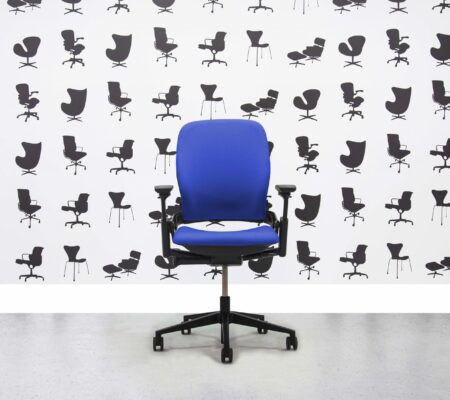 Gereviseerde Steelcase Leap V2-stoel - Scuba Blue - YP082 - Corporate Spec