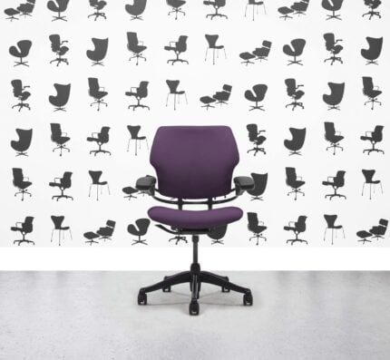 Refurbished Humanscale Freedom Low Back Task Chair - Tarot - Black Frame - Corporate Spec