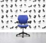 Refurbished Humanscale Freedom Low Back Task Chair - Curacao - Black Frame - Corporate Spec