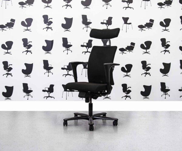 Refurbished HAG H04 CREDO 4200 Office Chair - Black - With Headrest - Corporate Spec 1