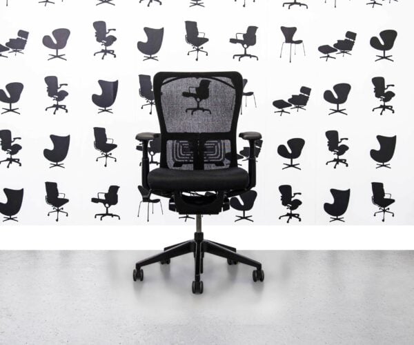 Refurbished Haworth Zody Desk Chair - Black - Corporate Spec