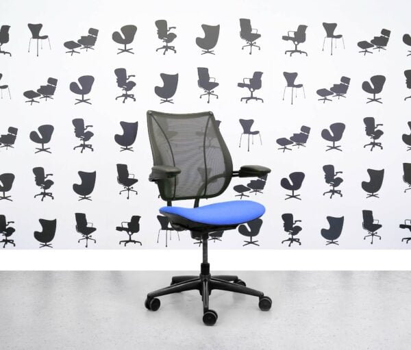 Refurbished Humanscale Liberty Task Chair - Bluebell - Corporate Spec 1