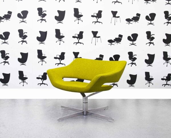 Refurbished Hitch Mylius HM85a Swivel Chair - Yellow - Corporate Spec 1