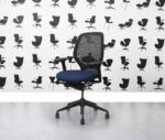 Refurbished Orangebox Ara Full Spec - Chrome Back - Black Mesh - Curacao Fabric - Corporate Spec 1