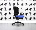 Refurbished Senator Evolve Office Chair - Full Spec - Bluebell - Corporate Spec 3