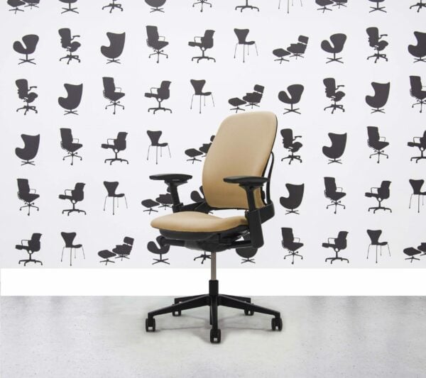 Refurbished Steelcase Leap V2 Chair - Sandstorm YP107 - Corporate Spec 1