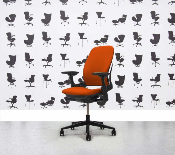 Refurbished Steelcase Leap V2 Chair - Lobster YP076 - Corporate Spec 1