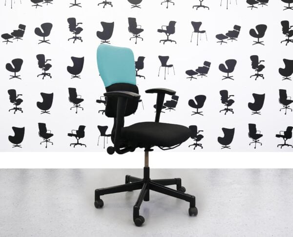 Refurbished Steelcase Lets B Chair - Standard Back - Campeche YP112 and Black - Corporate Spec 1