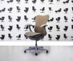 Refurbished Herman Miller Mirra Chair Full Spec - Butterfly Mesh Back - Capuccino - Corporate Spec 3