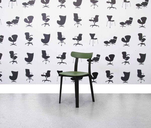 Refurbished Vitra All Plastic Chairs - Dining - Ivy Green - Corporate Spec 2