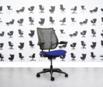 Refurbished Humanscale Liberty Task Chair - Ocean Blue - YP100 - Corporate Spec 3