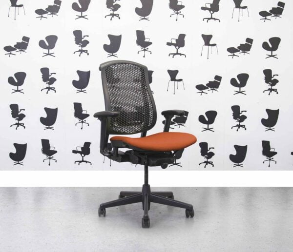 Refurbished Herman Miller Celle Chair - Lobster - YP076 - Corporate Spec 1