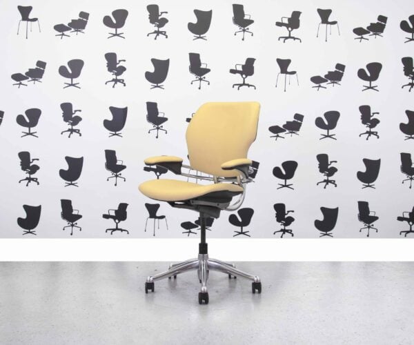 Refurbished Humanscale Freedom Low Back - Giallio Leather - Corporate Spec 1