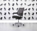 Refurbished Humanscale Liberty Task Chair - Black Mesh - Black Seat - Polished Aluminium - Corporate Spec 1