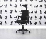 Refurbished BMA Axia 2.2 High Back Office Chair - Black - With Headrest - Corporate Spec 3