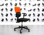 Refurbished Steelcase Lets B Chair - Black Seat with Black and Olympic Back -YP113 - Corporate Spec 1
