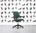 Refurbished Humanscale Freedom Low Back Task Chair - Taboo - Black Frame - Corporate Spec 1