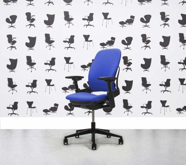 Gereviseerde Steelcase Leap V2-stoel - Scuba Blue - YP082 - Corporate Spec 1
