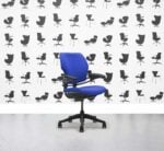 Refurbished Humanscale Freedom Low Back Task Chair - Scuba - Black Frame - Corporate Spec 1
