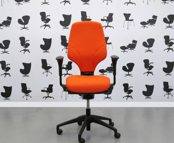 Refurbished Giroflex G64 7578 High Back Chair- Olympic Orange - YP113