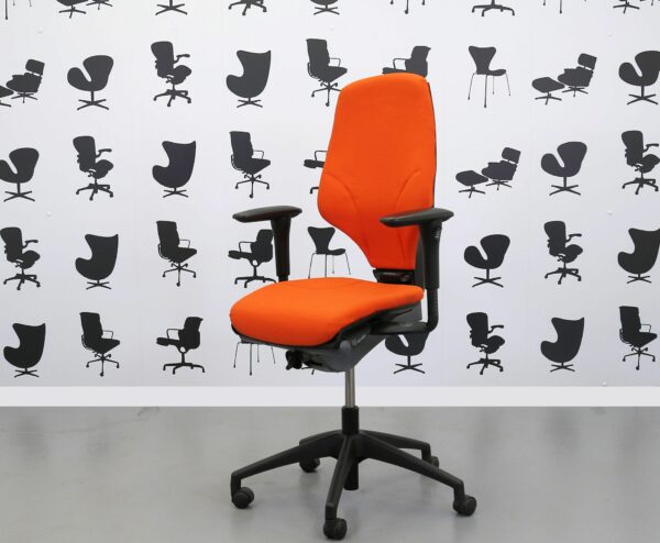 Refurbished Giroflex G64 7578 High Back Chair- Olympic Orange - YP113