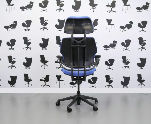 Refurbished Humanscale Freedom High Back Task Chair - Bluebell - YP097