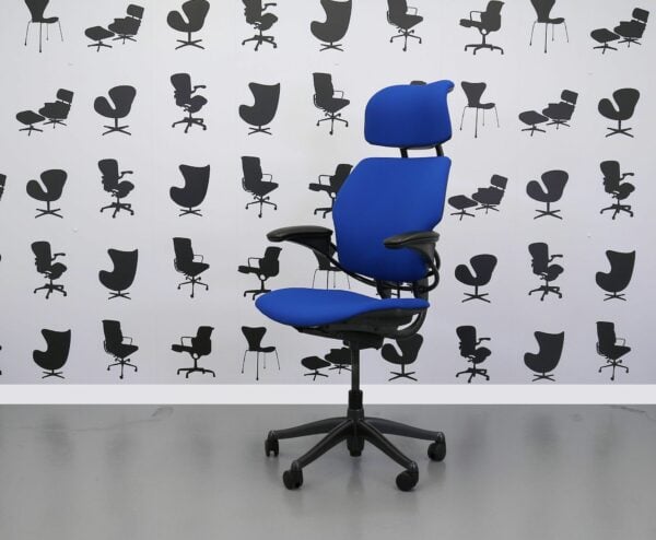 Refurbished Humanscale Freedom High Back Task Chair - Scuba - YP082