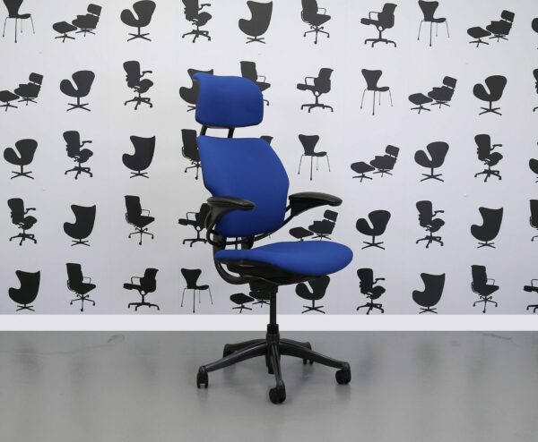 Refurbished Humanscale Freedom High Back Task Chair - Curacao- YP005