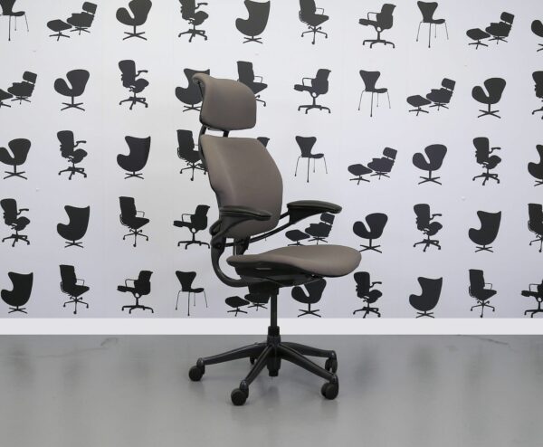 Refurbished Humanscale Freedom High Back Task Chair - Blizzard YP081